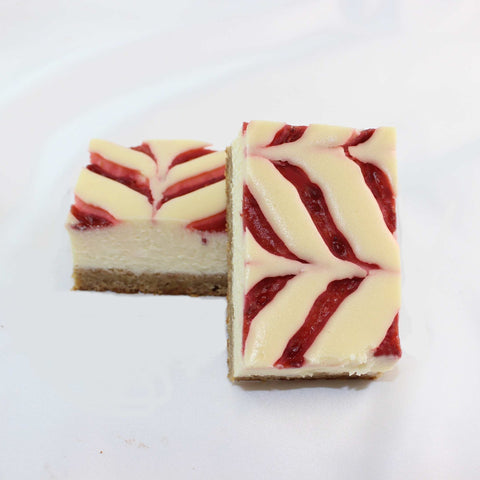 White Chocolate Raspberry Cheesecake Bar