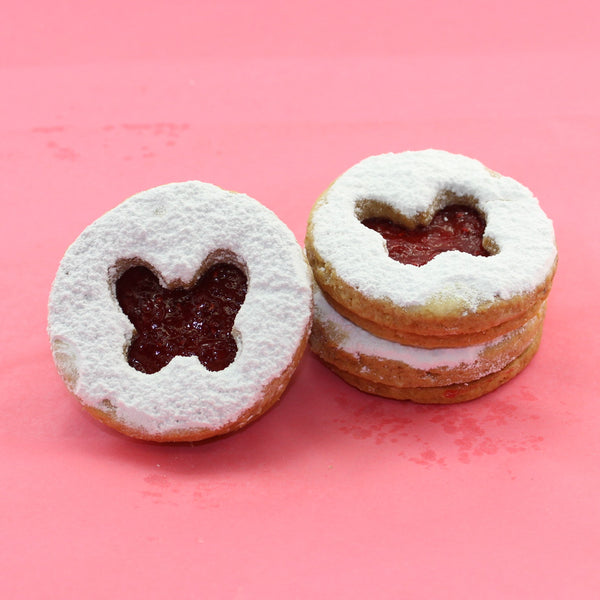 Raspberry Linzer Cookie