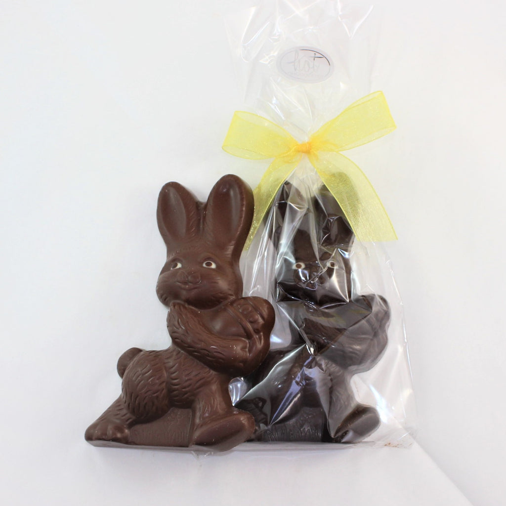 Solid Chocolate Easter Bunny - Walking Bunny - Hot Chocolates